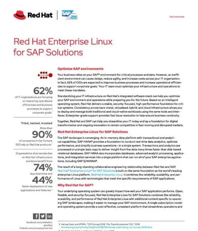 Q8U16A - HP Red Hat Enterprise Linux for SAP Solutions Virtual DataCenter + 5 Years 24x7 Support Subscription 1 License 5Year