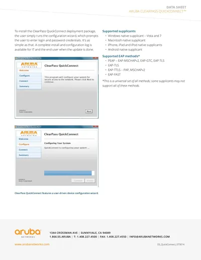 QC-3-C - HP Aruba Networks ClearPass QuickConnect Subscription License 1 User