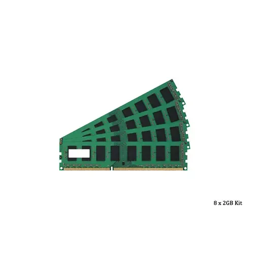 QG276AV - HP 16GB Kit (8x2GB) PC3-12800 DDR3-1600MHz ECC Unbuffered CL11 UDIMM Single-Rank Memory