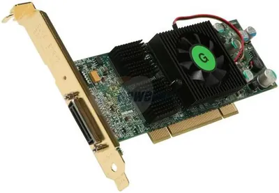QID-P128LPAF - Matrox Parhelia-LX 128MB 32-Bit PCI DVI/ D-Sub Low Profile Video Graphics Card