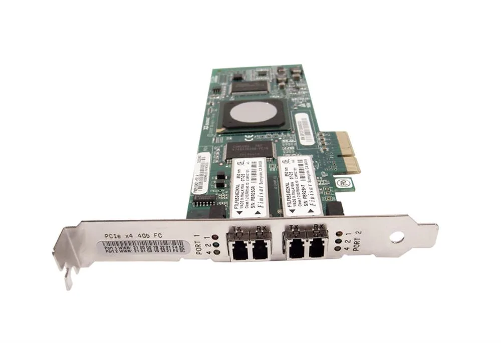 QLE2462-E - QLogic SANBlade 4GB/s Dual Port PCI Express X4 Fibre Channel Host Bus Adapter Card