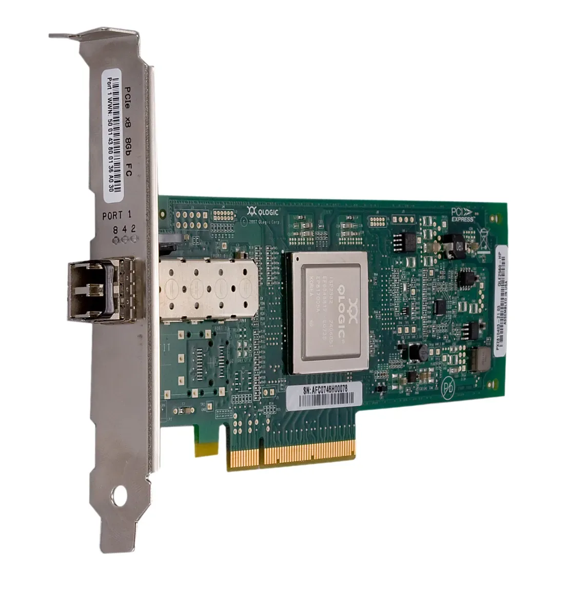 QLE2560-SP - QLogic 8GB Single Channel PCI Express Fibre Channel Host Bus Adapter (QLE2560-SP)WITH S