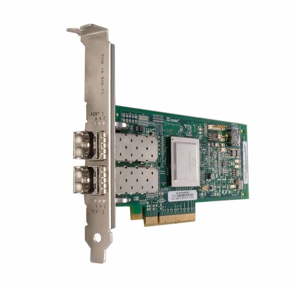 QLE2562D - QLogic Dual Port Fibre Channel 8Gb/s to PCI Express Host Bus Network Adapter
