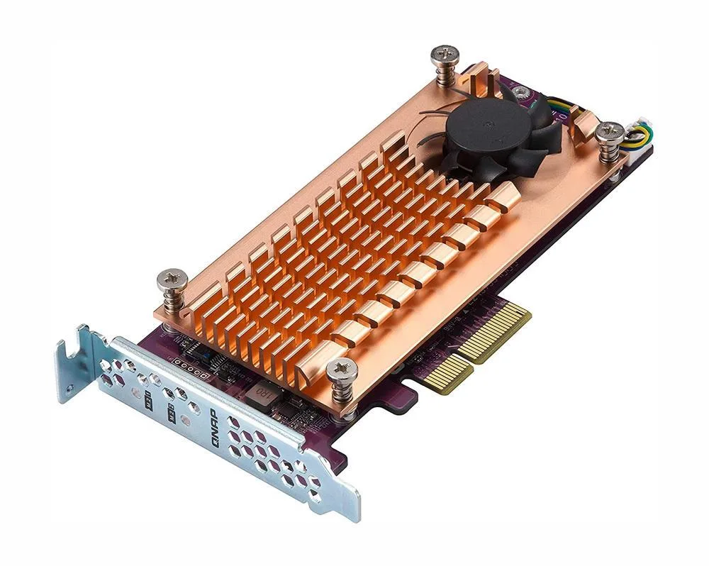 QM2-2P-384 QNAP QM2-2P-384 Dual M.2 PCIE SSD Expansion Card
