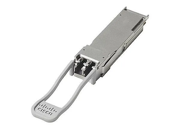 QSFP-40G-LR4-S-RF - Cisco 40Gbps 40GBase-LR4 Single-Mode Fiber 10km 1310nm Duplex LC Connector QSFP+ Transceiver Module