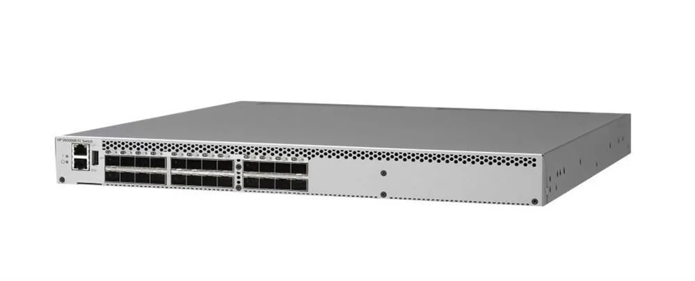HP QW937A-12AP SN3000B 12/24 12 x SFP+ Active Ports 16GB/s 1U Rack-mountable Fibre Channel Network Switch