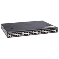 R0882 - Dell Force10 S-Series S3048-ON 48 X 10/100/1000 + 4 X Ports 10 Gigabit SFP+ Ports Stackable 1U Rack-Mountable Layer 3 Managed Networking Switch