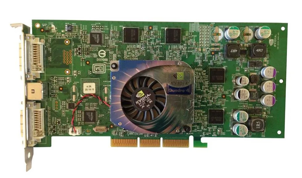 R0988 - Dell Nvidia Quadro4 980xgl 128MB Video Graphics Card