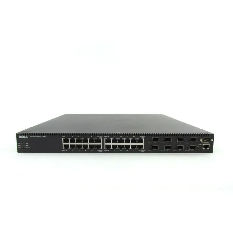 Dell R1799 Dell 0R1799 / R1799 PowerConnect 6000 Series 6024 24 x Ports 10/100/1000Base-T + 8 x Ports SFP Layer 3 Managed Gigabit Ethernet Network Switch