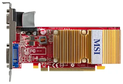 R4350-D512H - MSI Radeon HD4350 512MB DDR2 DVI PCI Express Video Graphics Card
