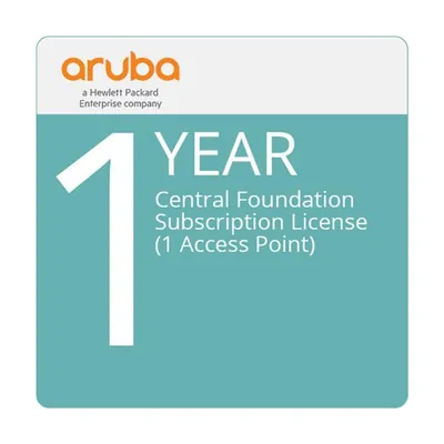 R4D97AAE - Aruba Foundation Base Security Subscription Licence 1 Gateway 10Year