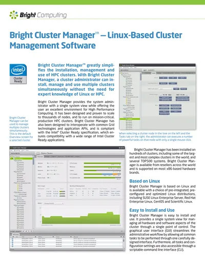 R4V28AAE - HP Bright Cluster Manager Data Science Subscription License 1 Node 1Year