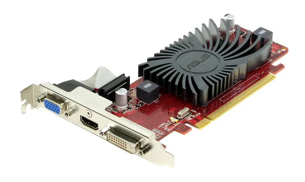 R5230SL1GD3L - ASUS Radeon R5 230 1GB GDDR3 64-Bit HDMI/ DVI/ D-Sub HDCP Support Video Graphics Card