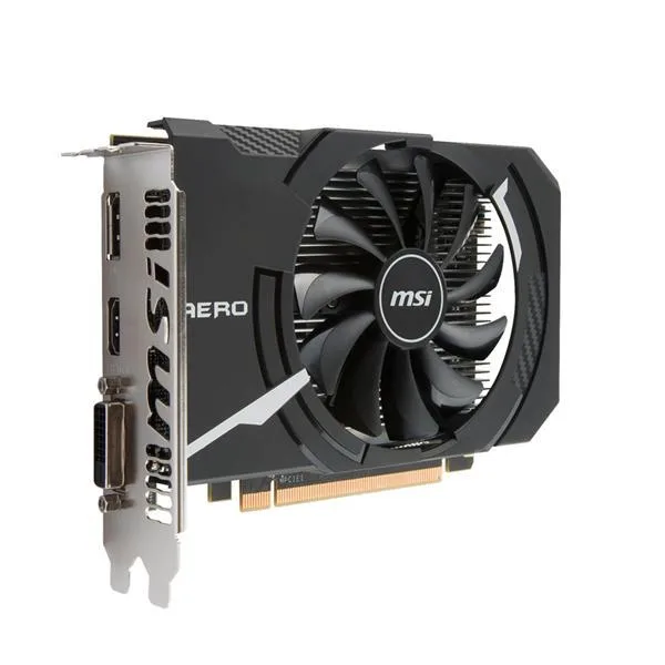 R560AI4C - MSI RX 560 AERO ITX 4G OC 4GB GDDR5 128-Bit HDMI / DisplayPort / Dual-Link DVI-D PCI Express x16 Video Graphics Card