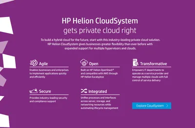 R6J76AAE - HP Helion CloudSystem v. 10.0 Enterprise Upgrade License 1 Virtual Machine