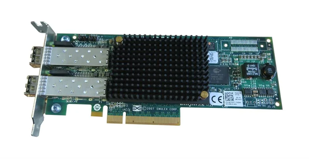 R7WP7 - Dell Emulex LPE-12002 8Gb Dual Port SFP Fibre Channel PCI-Express 2.0 x8 Host Bus Adapter