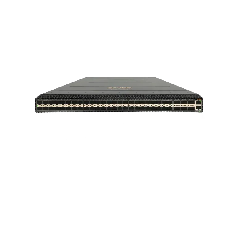 R8P13A - Aruba CX 10000-48Y6C 48-Ports SFP28 with 6x QSFP28 Front-to-Back 6 Fans Layer 3 Switch