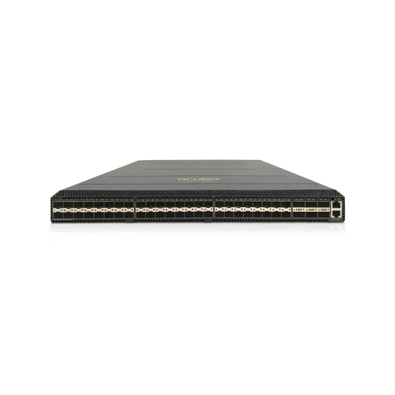 R8P14A - Aruba CX 10000-48Y6C 48-Ports SFP28 with 6x QSFP28 Back-to-Front 6 Fans Layer 3 Switch