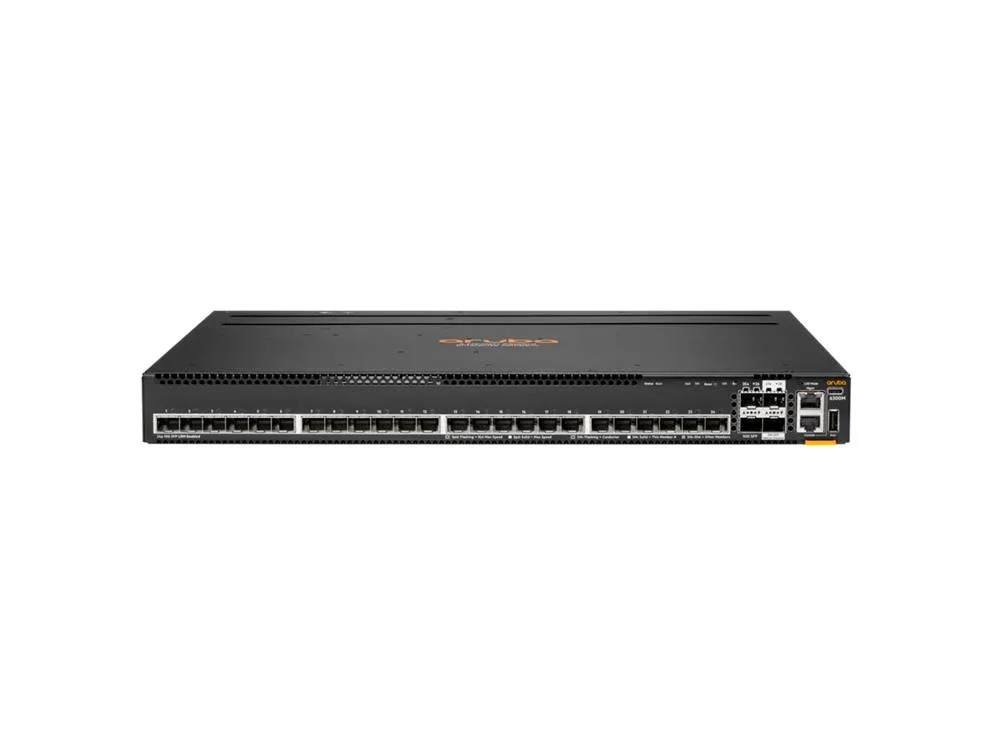 HPE R8S92-61001 Aruba 6300M 24-Ports 10GBase-X SFP+ 10 Gigabit Ethernet 2-Ports 50GBase-X SFP 2-Ports 25GBase-X SFP Layer 3 Managed 1U Rack-mountable Network Switch