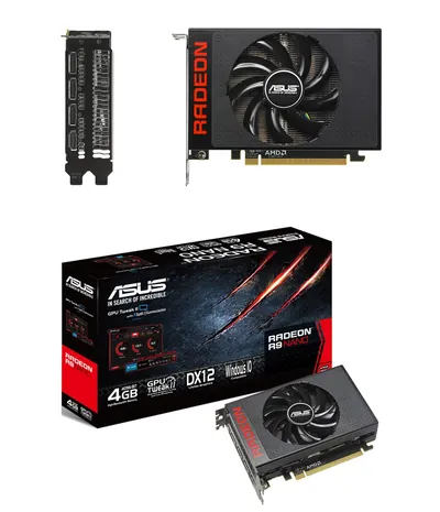 R9NANO-4G - ASUS AMD Radeon R9 Nano 4GB HBM 4096-Bit PCI Express 3.0 x16 Video Graphics Card