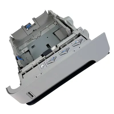 RC2-5225 - HP Cassette tray paper guide/roller access door - WITH spring for LaserJet Ent P4014 / P4015 / P4515 / M601 / M602 / M603 series