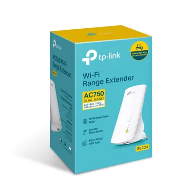RE200 V1 - TP-Link AC750 Wi-Fi Range Extender