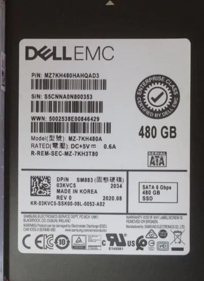 RP480 - Dell 80GB 5400RPM SATA 2.5-inch Hard Drive