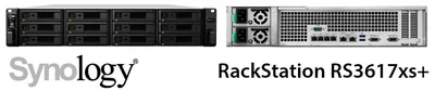 Synology RS3617XS+/72TB-TE RackStation RS3617xs+ 72TB 12-Bay NAS