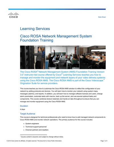 RSNCC0000000000001 - Cisco ROSA Network Management System License Standard