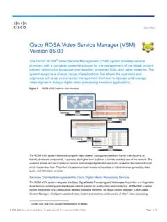 RSV0C0000000017800 - Cisco ROSA Video Service Manager v.4.0 License 1 License