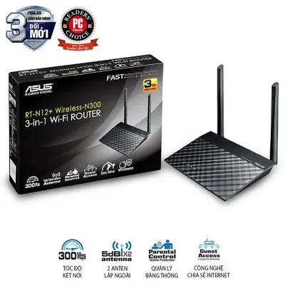 ASUS RT-N12/B1-DDO Superspeed N 300MBps Wireless Router [special Conditions Pl