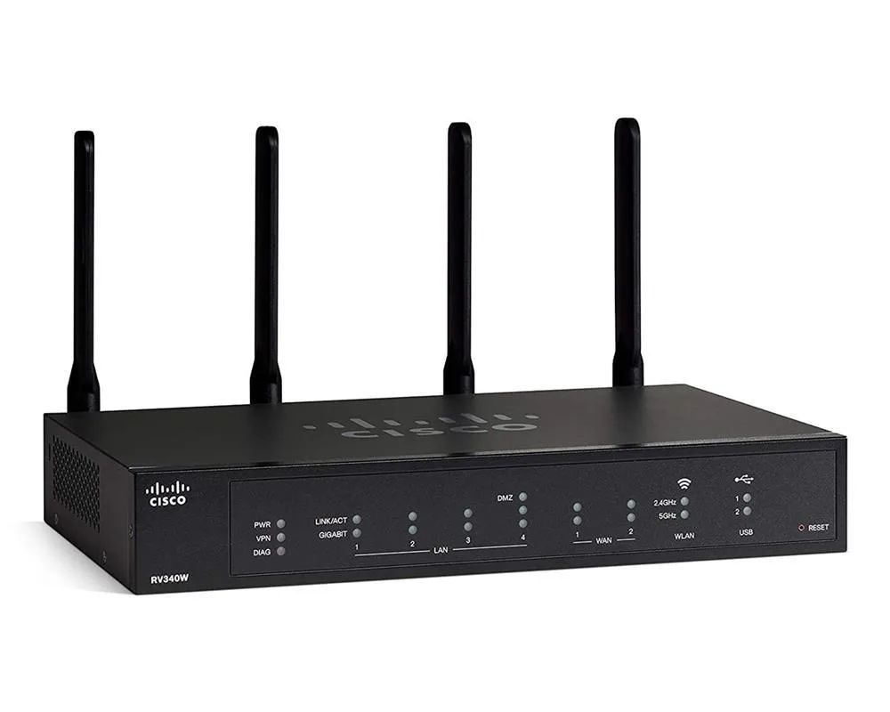 RV340W-E-K9-G5 - Cisco Dual WAN Security Router