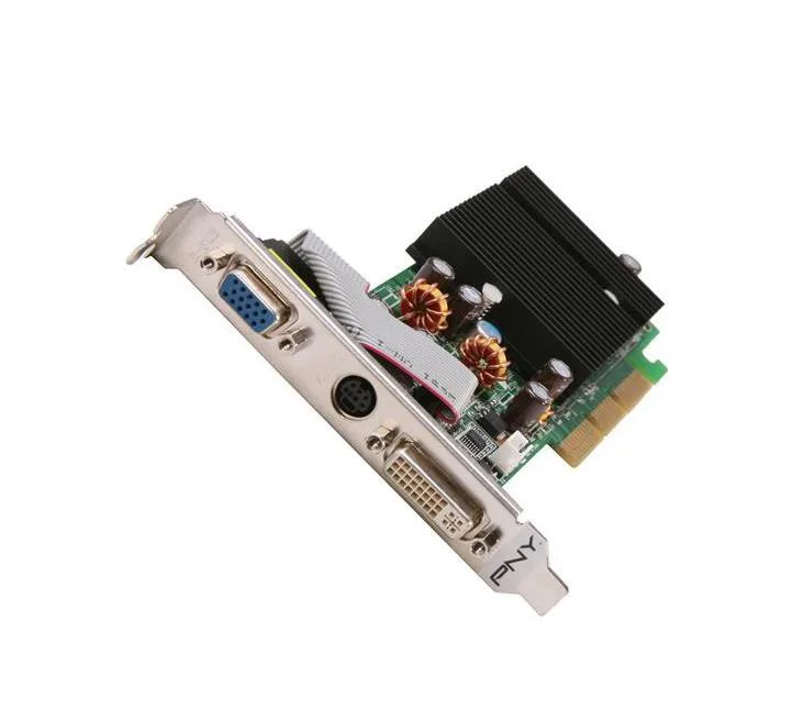RVCG6200PXB - PNY GeForce 6200 256MB 64-Bit DDR2 PCI DVI/ VGA/ S-Video TV-Out Connectors Video Graphics Card