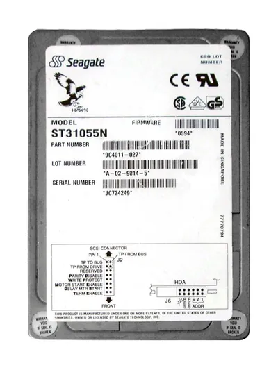 DEC RZ28M-EM/EL 2.1GB 5400RPM Ultra SCSI 3.5-inch Hard Drive