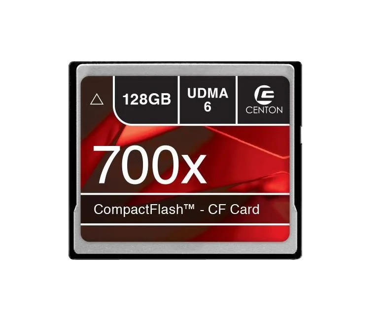 S1-CF700X-128G - Centon 128GB 700x CompactFlash (CF) Memory Card