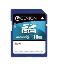 S1-SDHC10-16GTAA - Centon TAA 16GB Class 10 SDHC Flash Memory Card