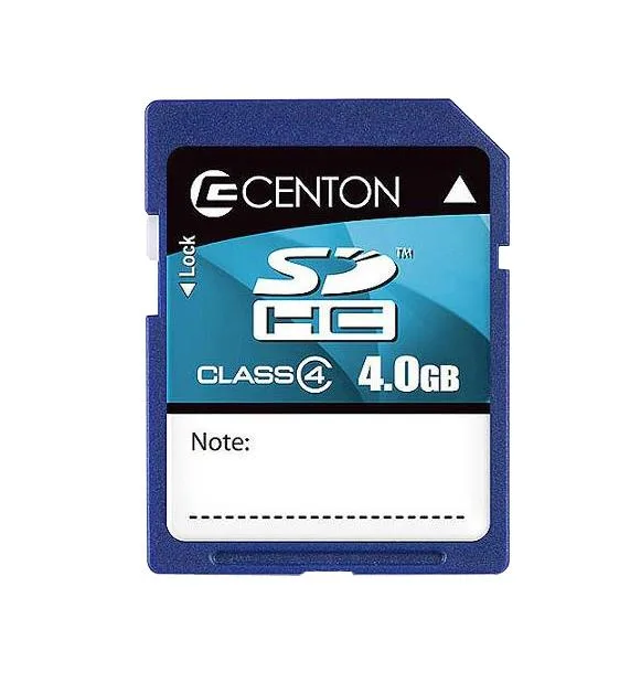 S1-SDHC4-4G - Centon 4GB Class 4 SDHC Flash Memory Card