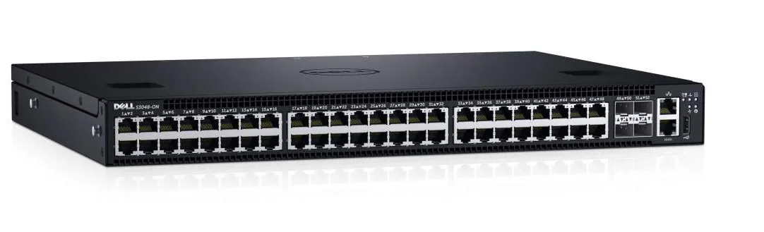 Dell S3048 S3048-ON 48-Ports RJ-45 + 4-Ports SFP+ Layer3 Managed 1U Rack-mountable Network Switch