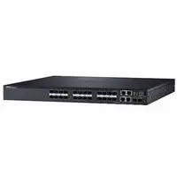 S3124F - Dell 24 x Ports Gigabit Ethernet SFP + 2 x Ports Combo + 2 x Ports 10 Gigabit Ethernet Rack Mountable Layer 3 Managed Network Switch