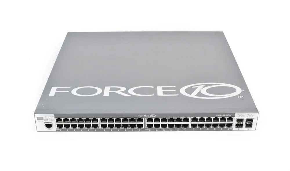 S50-01-GE-48T-AC-2 - Force 10 Networks 48-Port 10/100/1000Base-T Layer-3 Managed Stackable Gigabit Ethernet Switch
