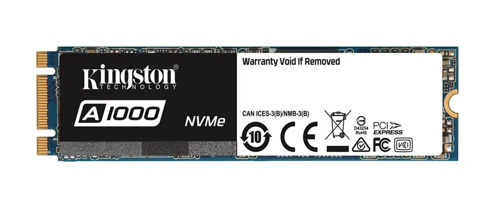 Kingston SA1000M8/240G A1000 240GB PCI-E NVMe GEN 3.0 X 2 LANES M.2 2280 Stand Alone Solid State Drive
