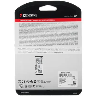 Kingston SA400S37/480G A400 Series 480GB Triple-Level Cell (TLC) SATA 6Gb/s 2.5-inch Solid State Drive