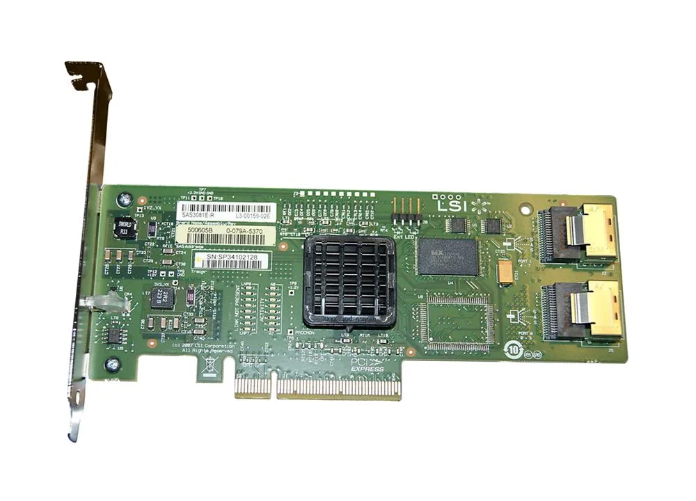 SAS3801E-R - LSI 8-Port SAS/SATA 3Gbps PCI Express RAID 0 Controller