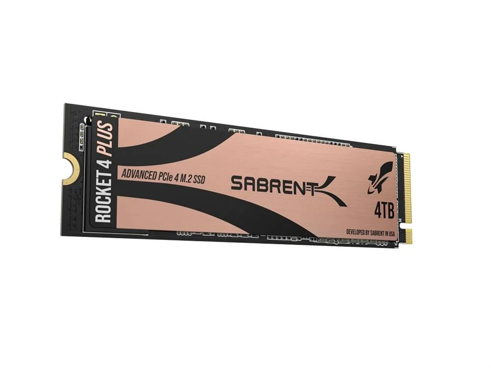 SB-RKT4P-4TB - Sabrent Rocket 4 PLUS 4TB PCI Express NvMe 4.0 x4 M.2 Solid State Drive