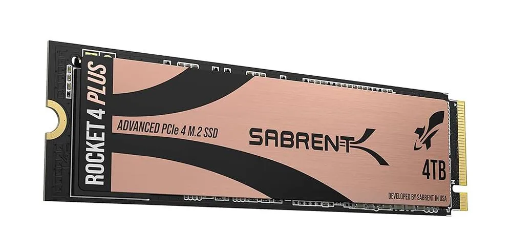 SB-RKT4P-500 - Sabrent Rocket 4 PLUS 500GB Triple Level Cell PCI Express NvMe 4.0 x4 M.2 Solid State Drive