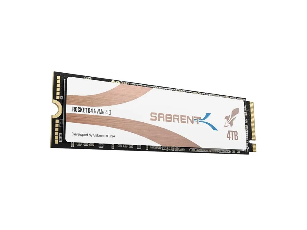 SB-RKTQ4-4TB - Sabrent Rocket Q4 4TB PCI Express 4.0 NvMe 4.0 M.2 2280 Solid State Drive