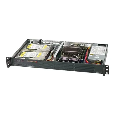 SC504-203B - Super Micro Mini 1U Rackmount 504 2000W Multi-Output supply Gold Level Chassis
