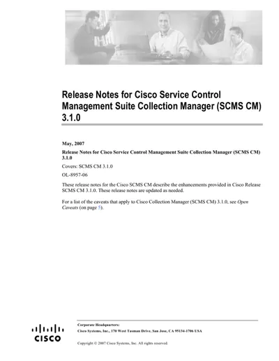 SCMS-CM-BUN - Cisco Service Control Collection Manager License 1 License
