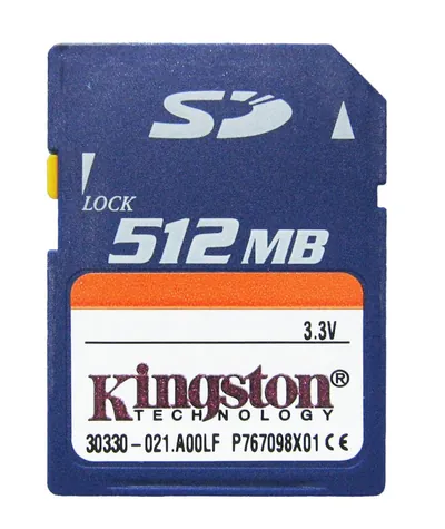 Kingston SD/512KR 512MB SD Flash Memory Card