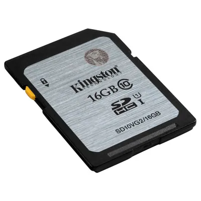Kingston SD10VG2/16GB-B2 16GB Class 10 SDHC UHS-I Flash Memory Card